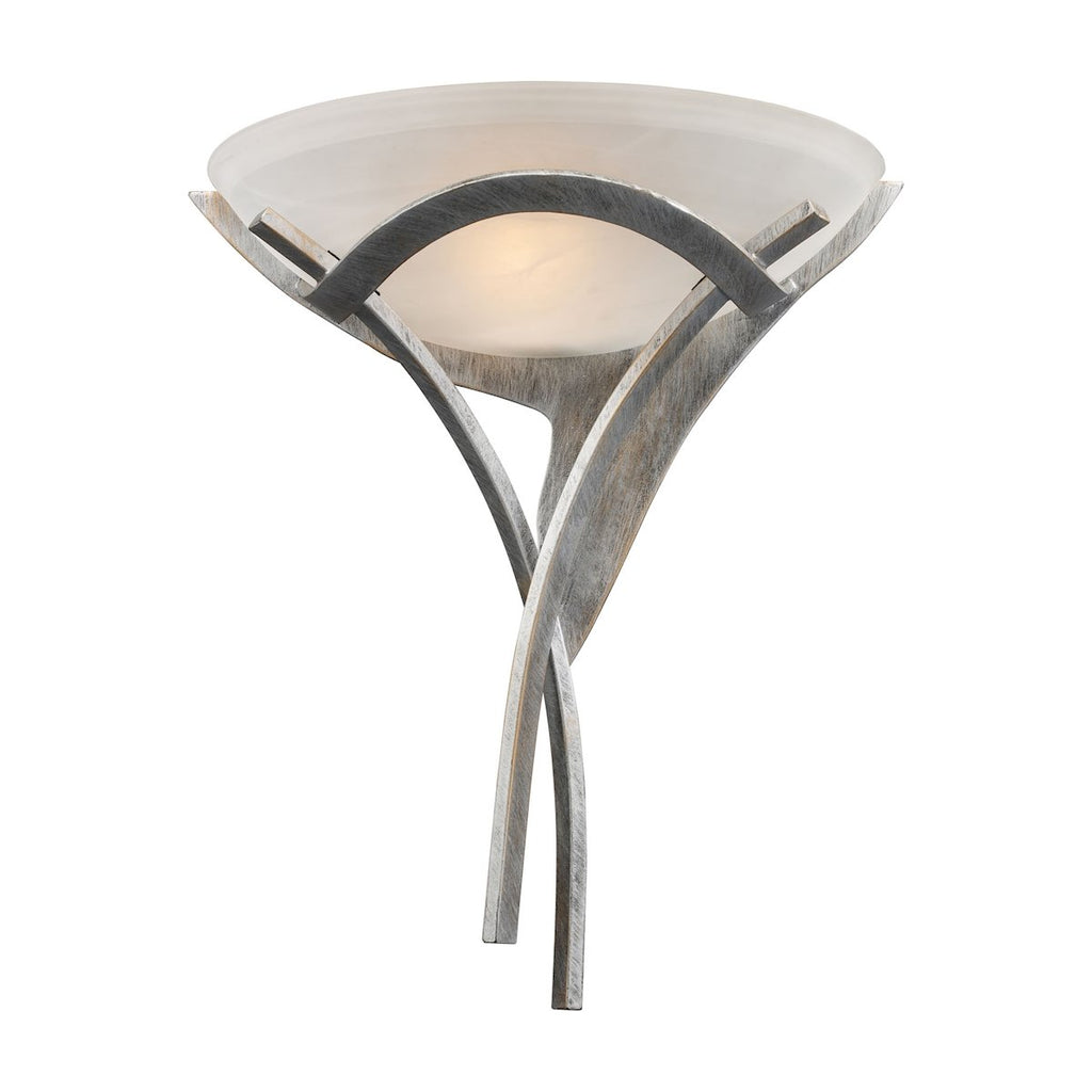 Aurora - Sconce - Tarnished Silver