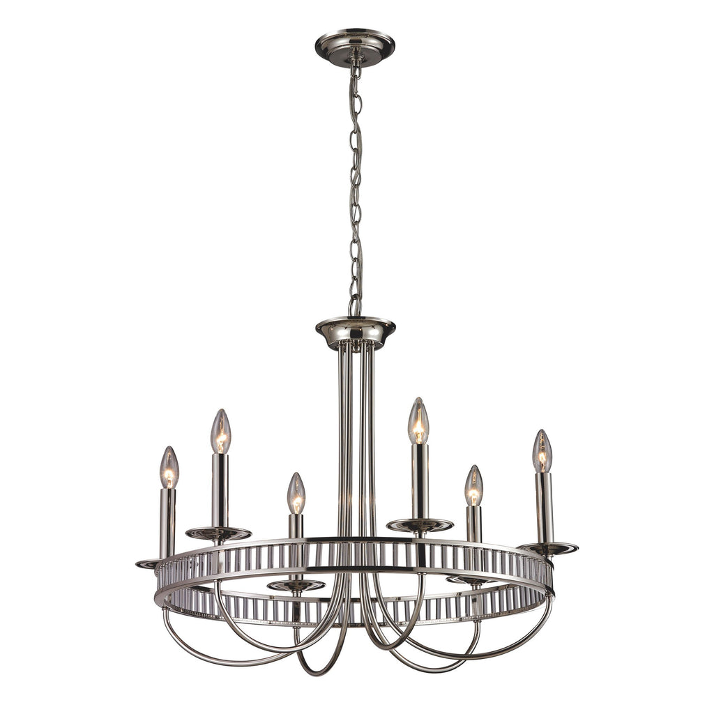 Braxton - Chandelier - Polished Chrome