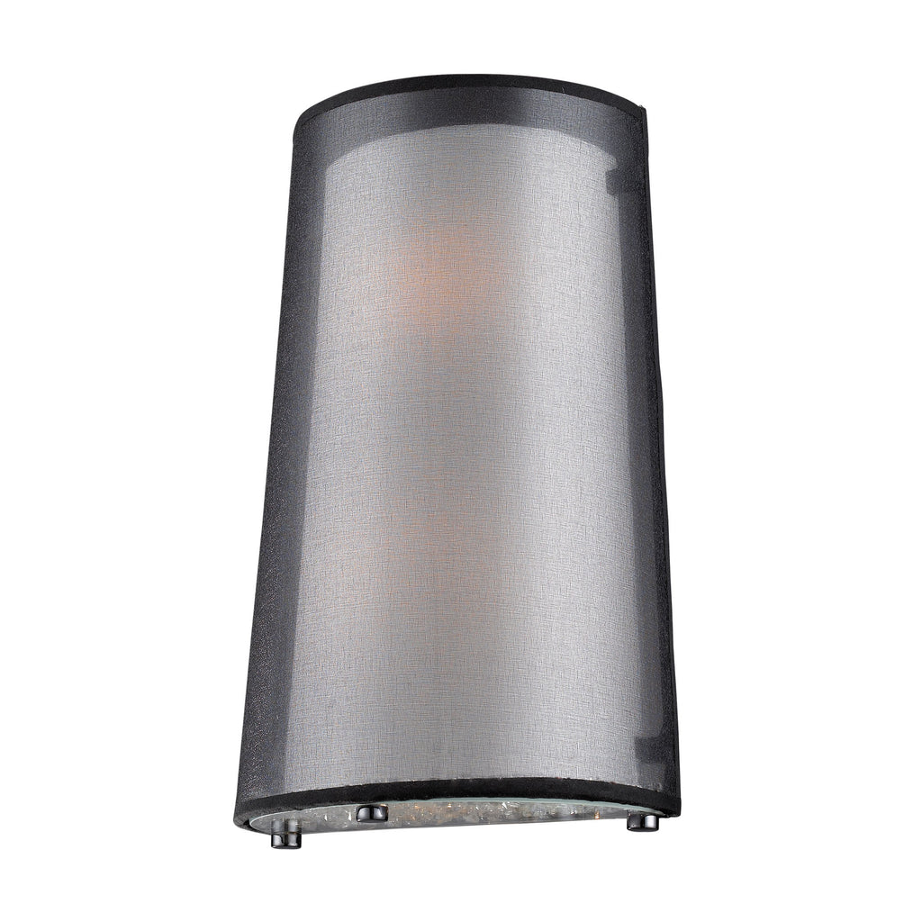 Crystals - Sconce - Black Chrome