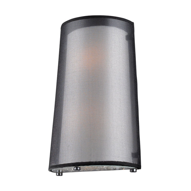 Crystals - Sconce - Black Chrome