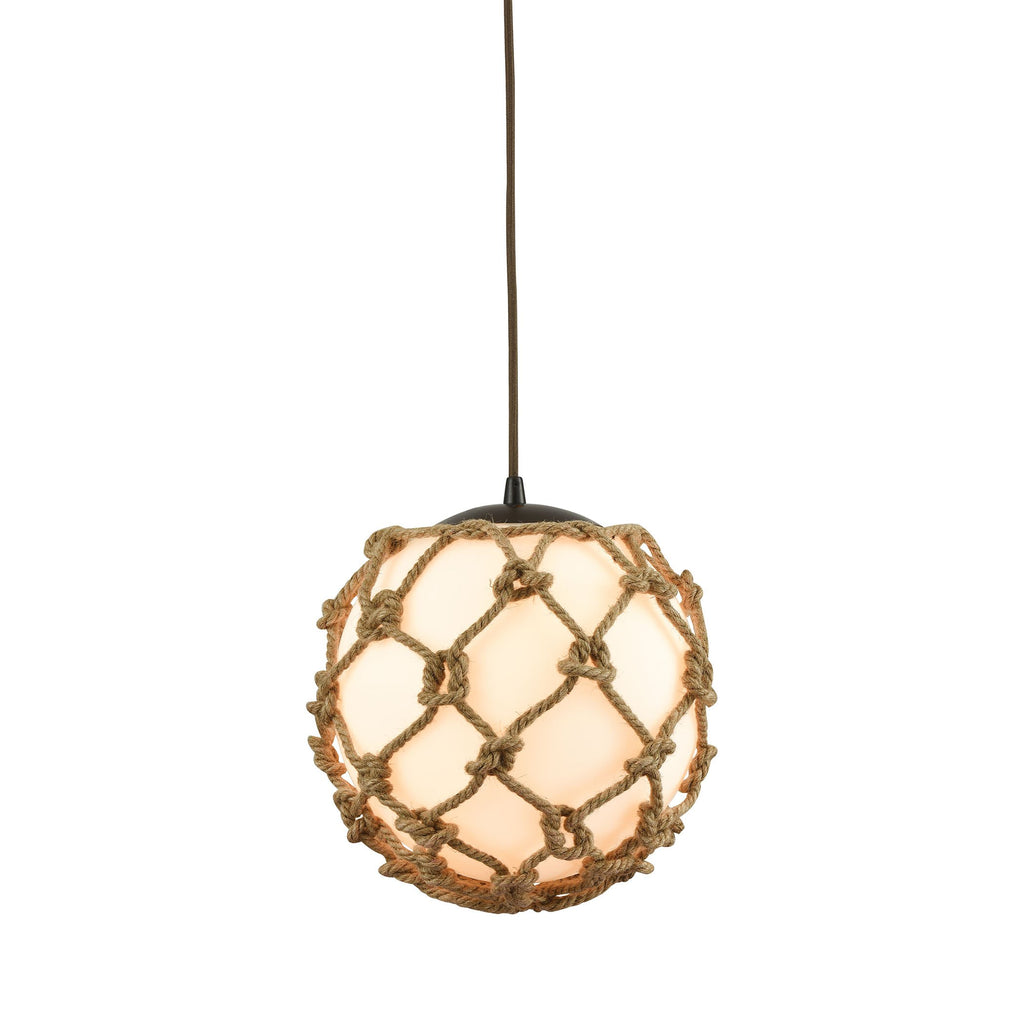 Coastal Inlet - Mini Pendant - Oil Rubbed Bronze