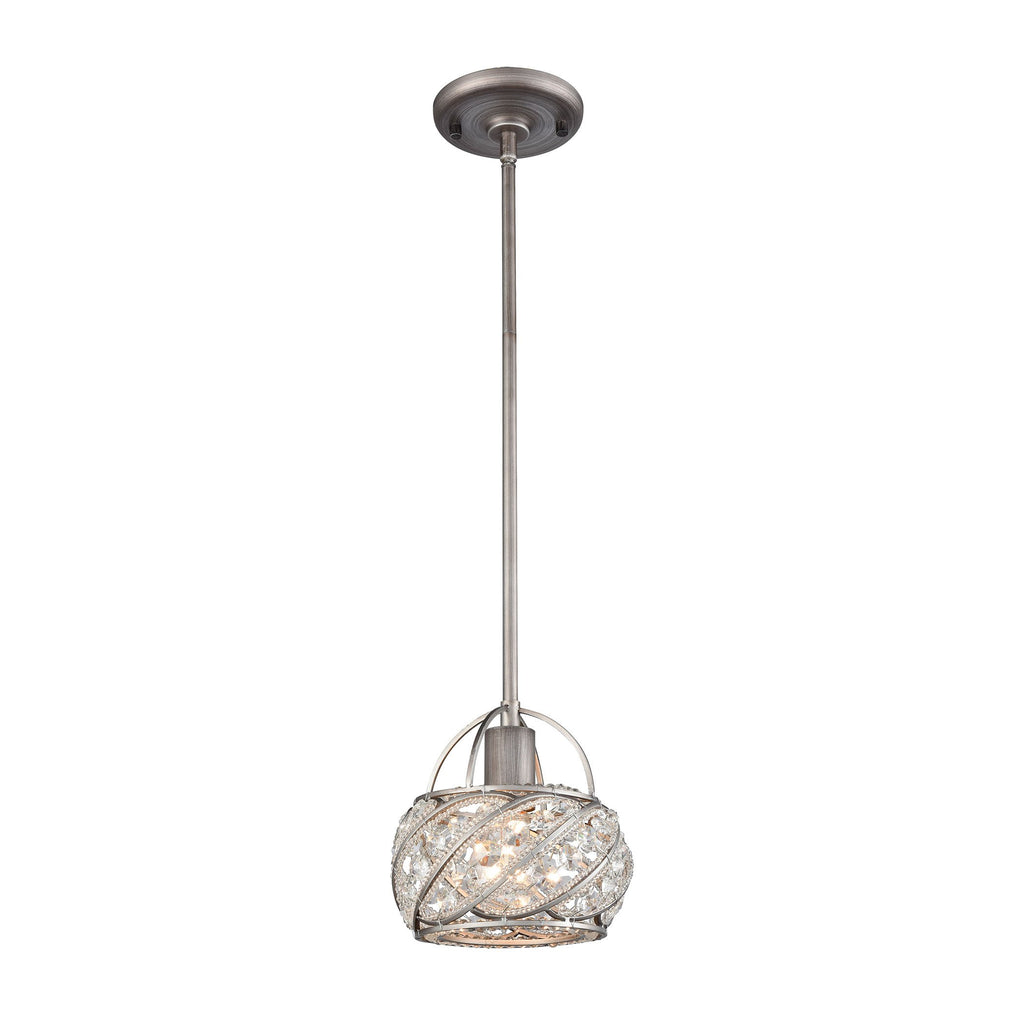 Bradington - Mini Pendant - Weathered Zinc