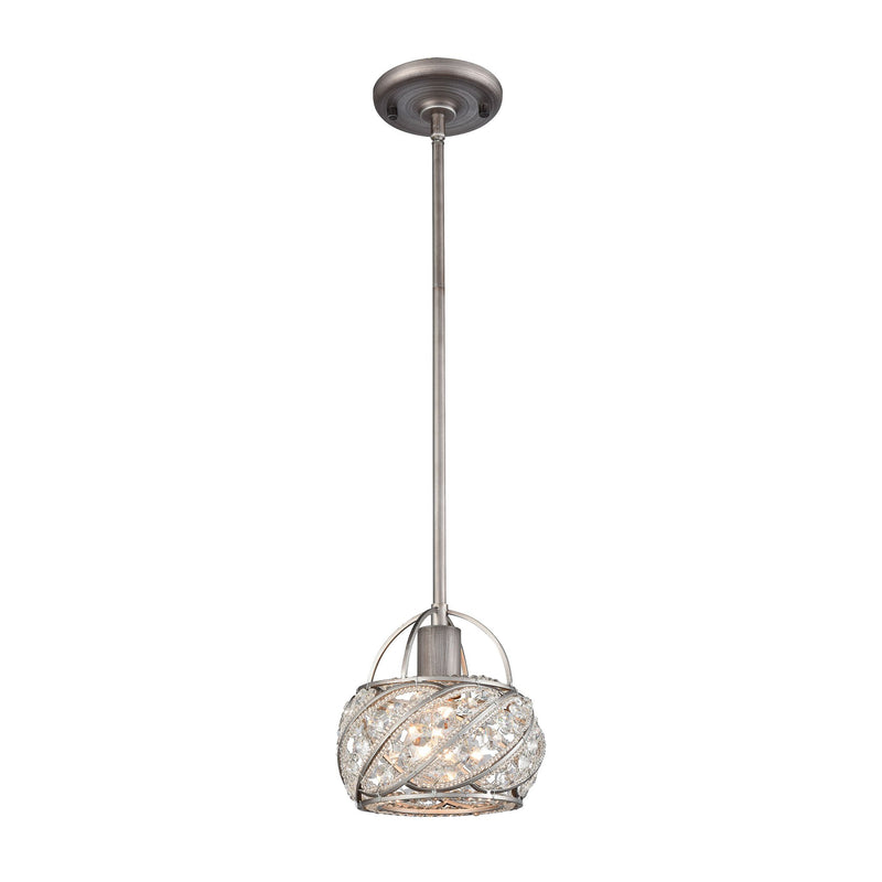 Bradington - Mini Pendant - Weathered Zinc