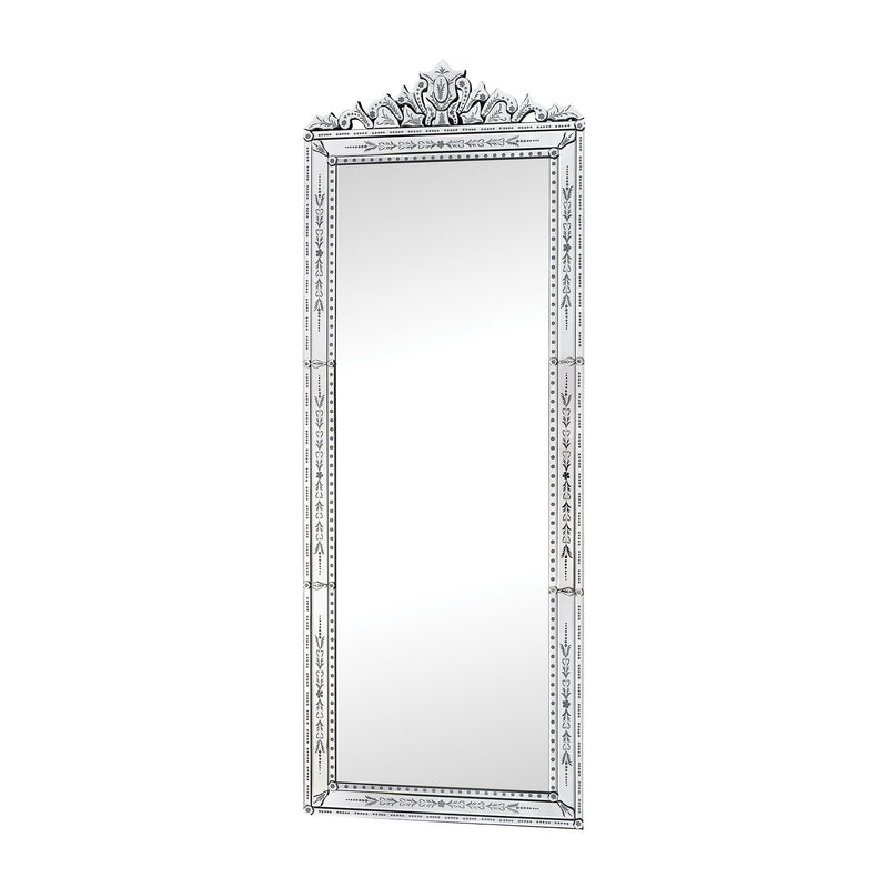 1114-195 Camille 91-Inch Clear Glass Rectangular Wall Mirror - Free Shipping! Mirror - RauFurniture.com