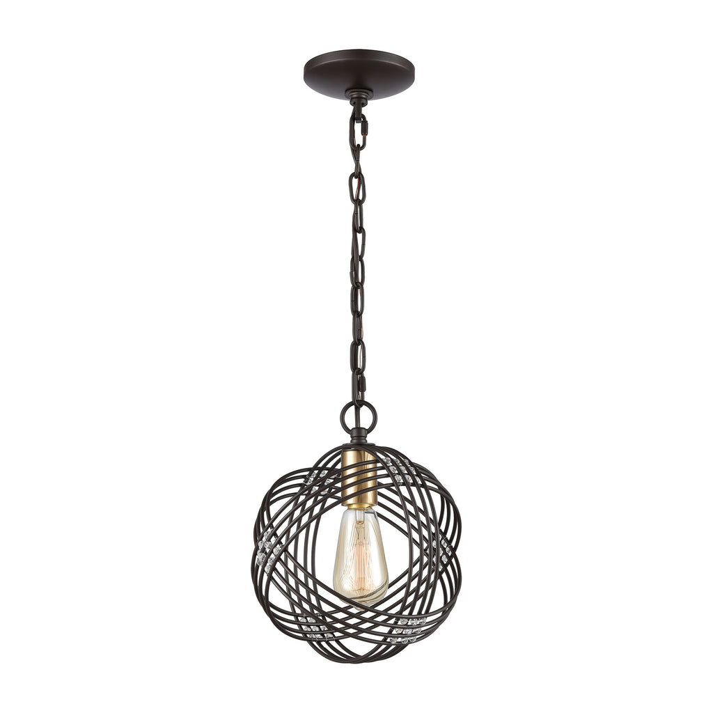 Concentric - Mini Pendant - Oil Rubbed Bronze, Satin Brass, Satin Brass
