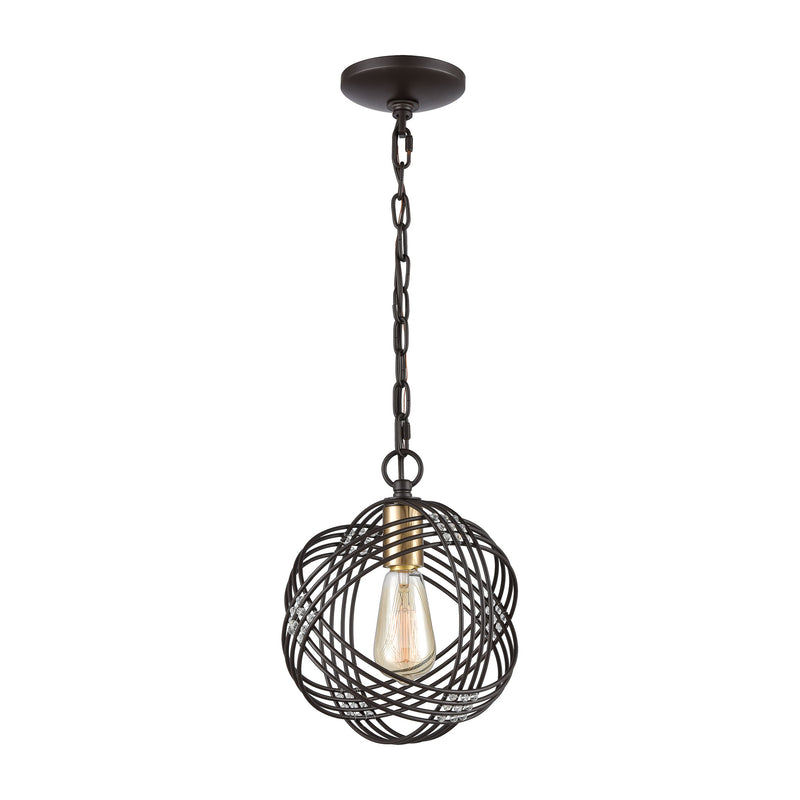 Concentric - Mini Pendant - Oil Rubbed Bronze, Satin Brass, Satin Brass