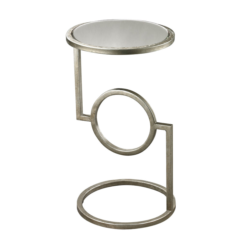 114-107 Mirrored Top Hurricane Side Table - Free Shipping! Table - RauFurniture.com