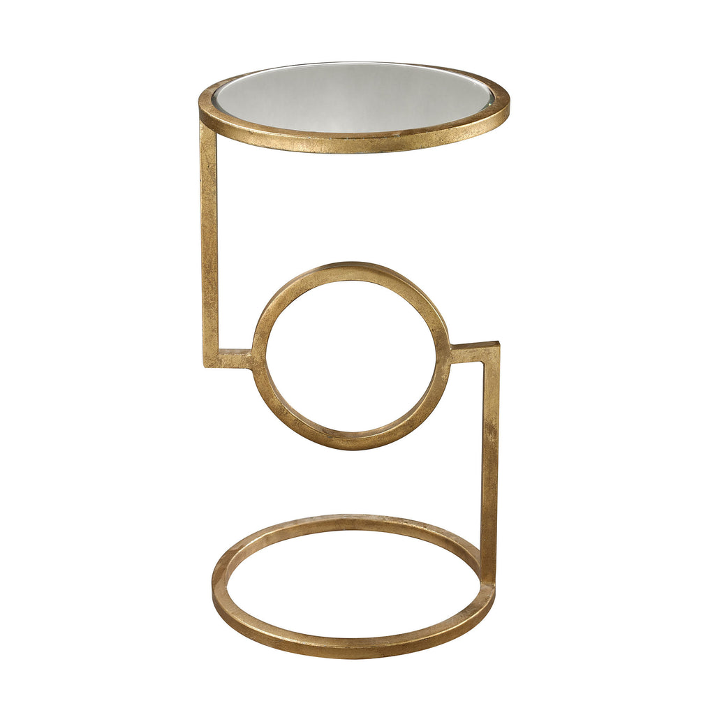 114-108 Mirrored Top Hurricane Side Table - Free Shipping! Table - RauFurniture.com