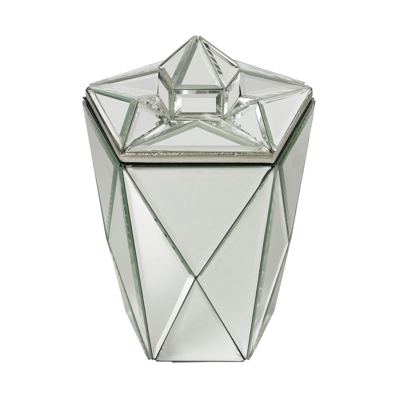 114-130 Mirrored Jewel Canister - Free Shipping! Box/Canister - RauFurniture.com