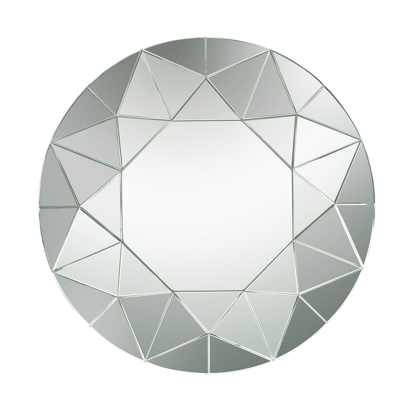 114-135 Circular Geometric Mosaic Mirror - Free Shipping! Mirror - RauFurniture.com