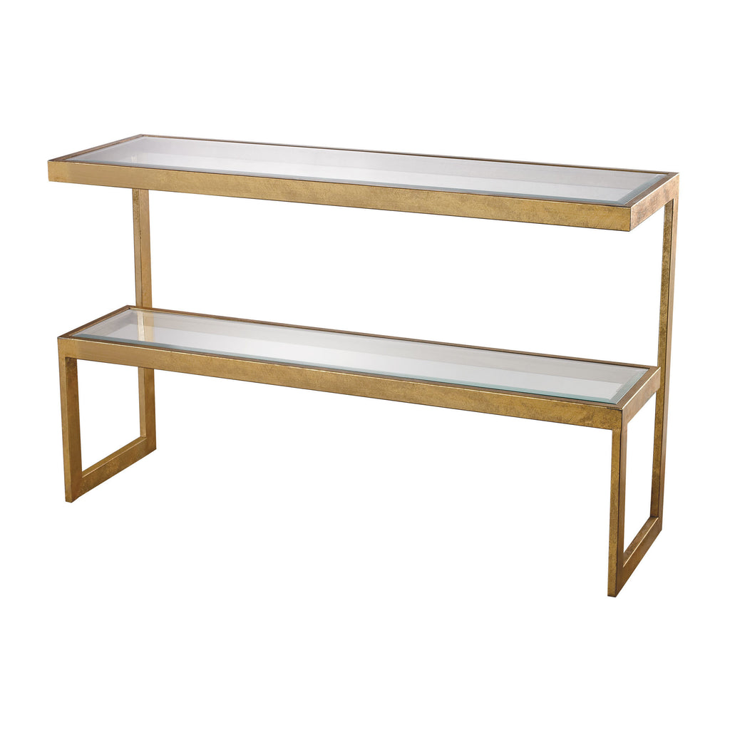 114-145 Key Console In Gold Leaf - Free Shipping! Console - RauFurniture.com