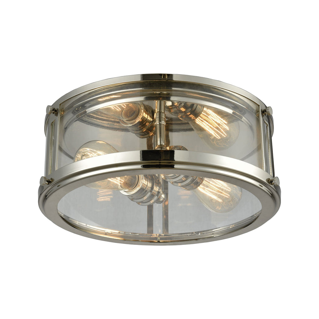 Coby - Flush Mount - Polished Nickel