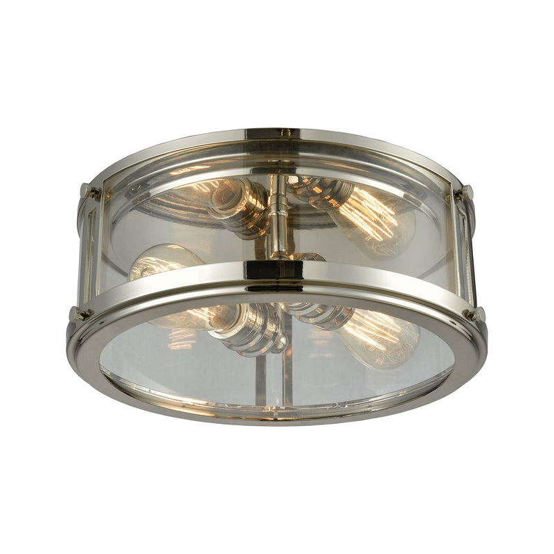 Coby - Flush Mount - Polished Nickel