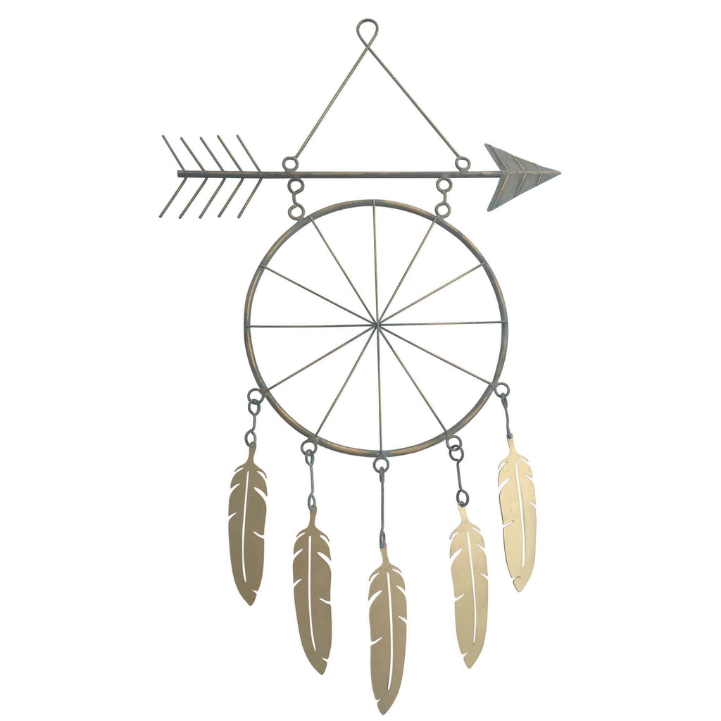 Metal Arrow/Dreamcatcher Walldecor, Wb Ds
