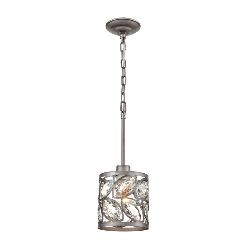 Crisanta - Mini Pendant - Weathered Zinc