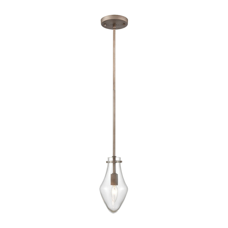 Culmination - Mini Pendant - Weathered Zinc