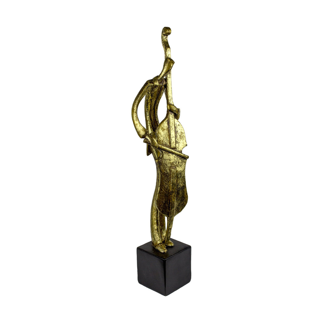 Gold Resin Cello Musician