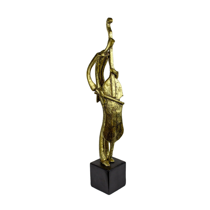 Gold Resin Cello Musician