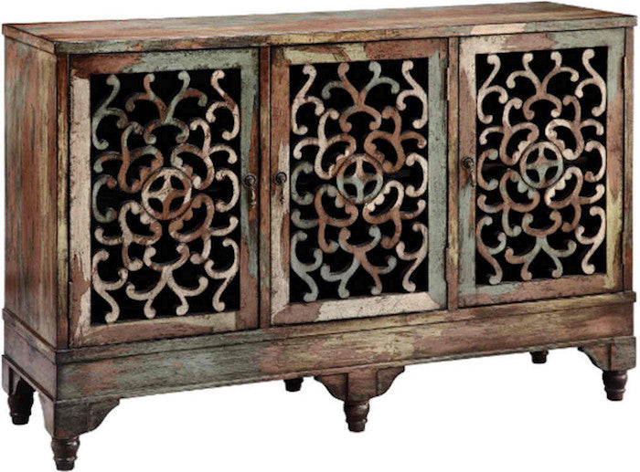 12524 - Ruskin Cabinet Three Door Accent Cabinet - Free Shipping!, Accent Cabinets, Stein World, - ReeceFurniture.com - Free Local Pick Ups: Frankenmuth, MI, Indianapolis, IN, Chicago Ridge, IL, and Detroit, MI