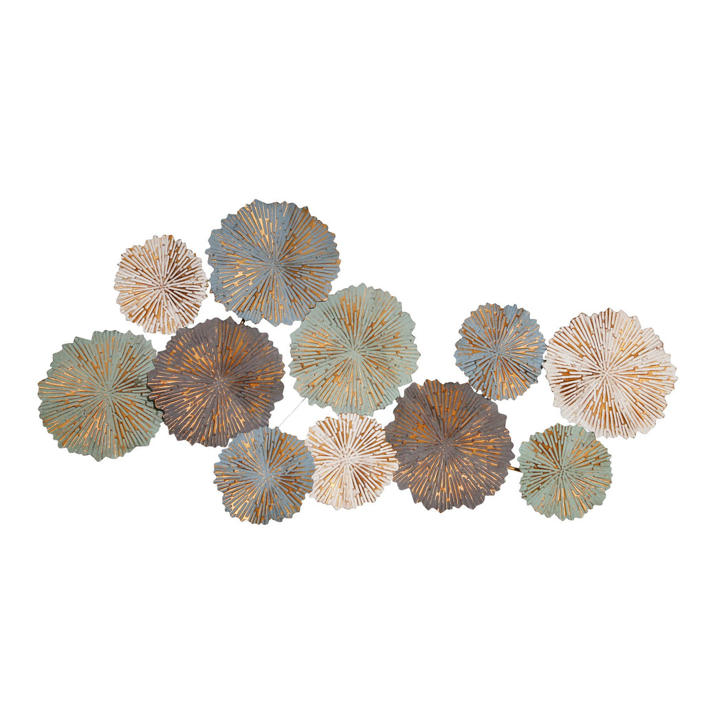 Multicolor Metal Circles Wall Decor, Wb