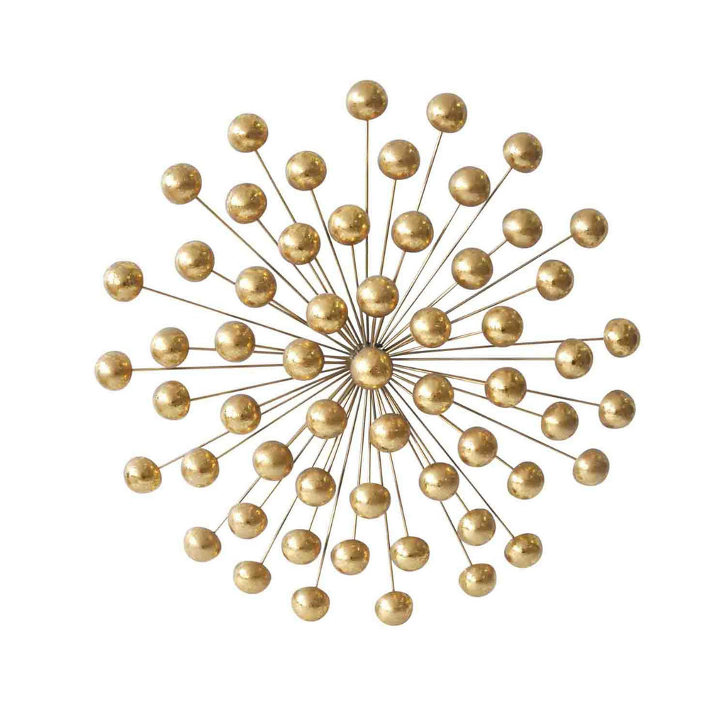 Gold Orb Wall Sculpture 26.5"