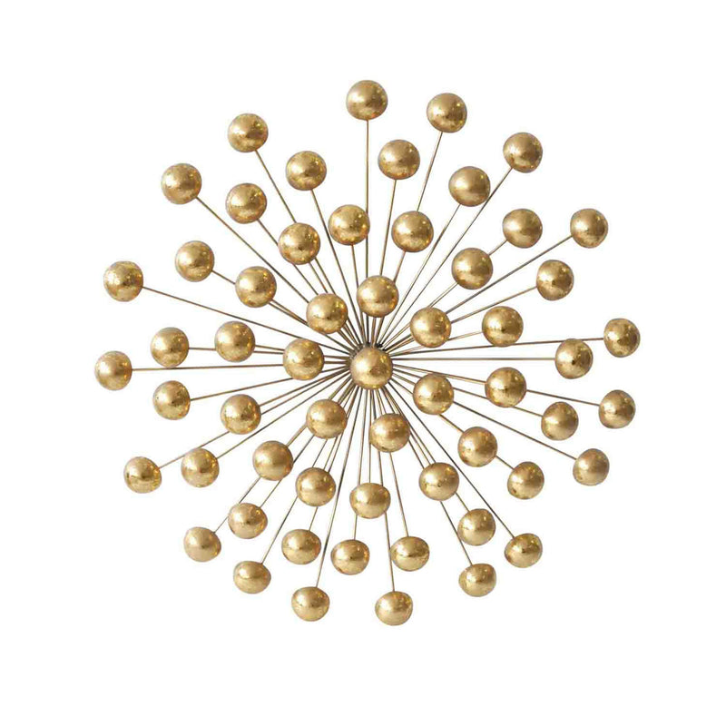 Gold Orb Wall Sculpture 26.5"