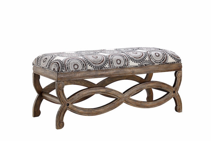 12955 - Cassin Accent Bench - Free Shipping!, Accent Benches, Stein World, - ReeceFurniture.com - Free Local Pick Ups: Frankenmuth, MI, Indianapolis, IN, Chicago Ridge, IL, and Detroit, MI