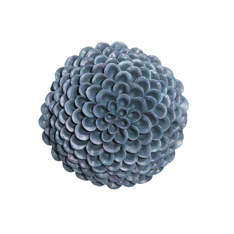 Blue Dahlia Wall Flower 16.25"