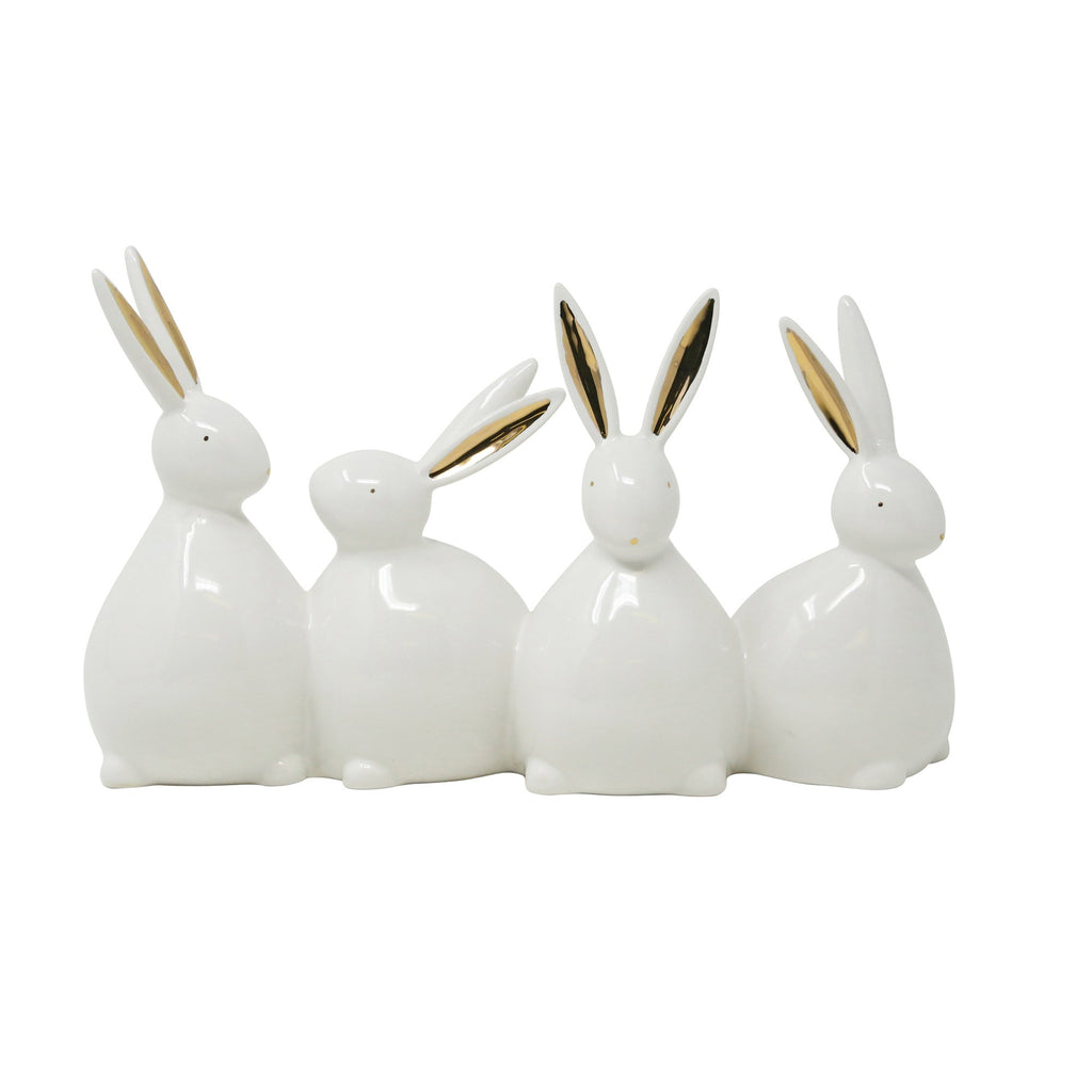 White/Gold Dolomite Bunnies