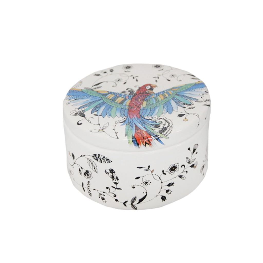 Multicolored Dolomite Bird Jar
