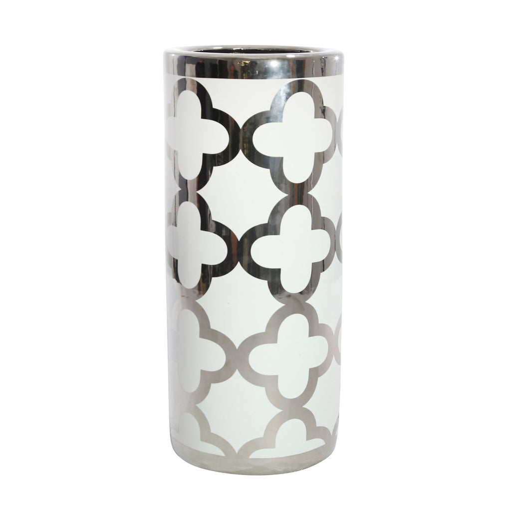 White/Silver Umbrella Stand