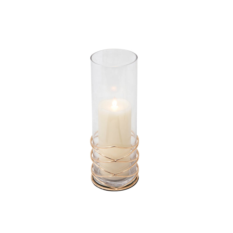 Gold Loop Candle Holder 11.5"