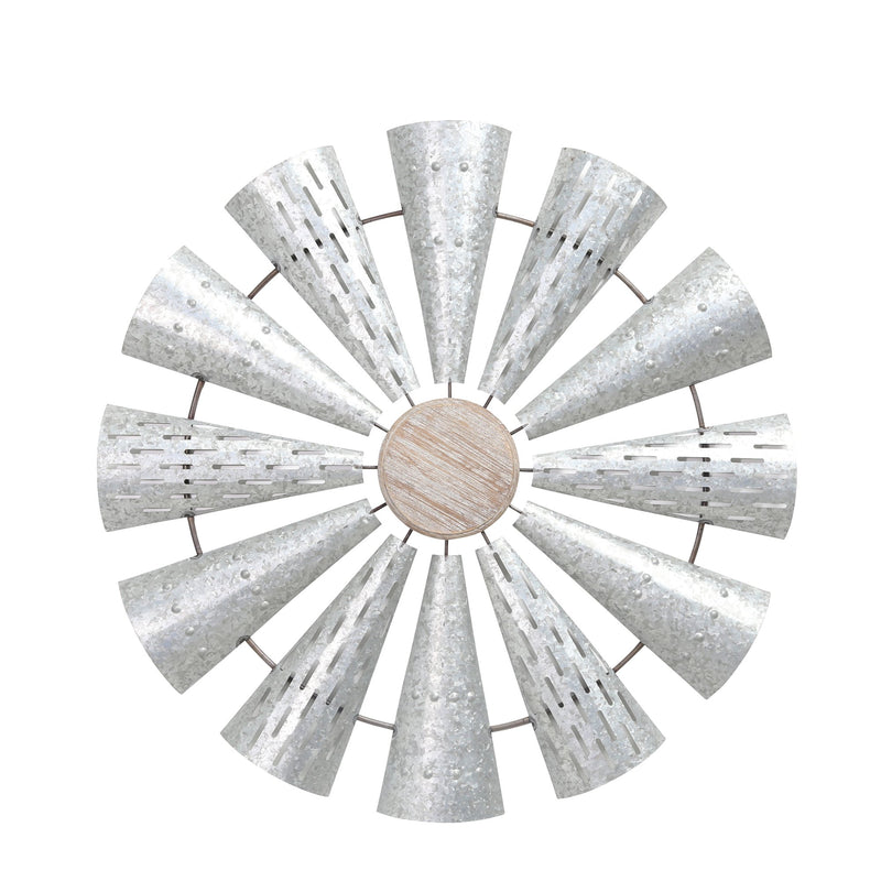 Metal Windmill Wall Decor