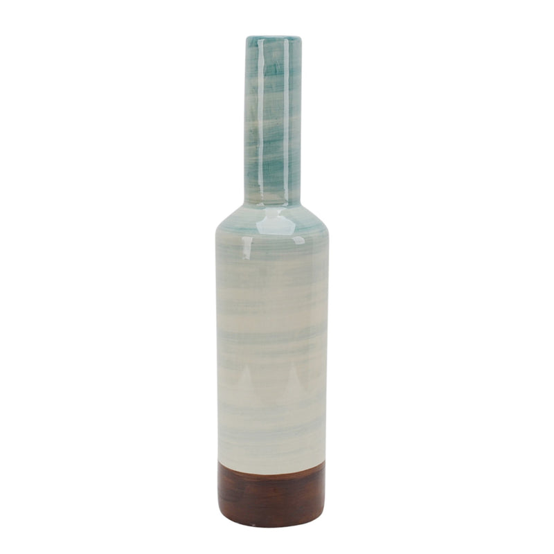 Ceramic Vase 23", Multicolor