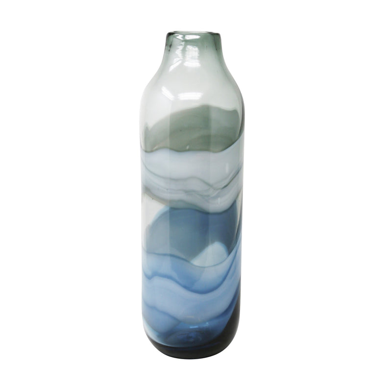 Glass Vase 20.75", Multi
