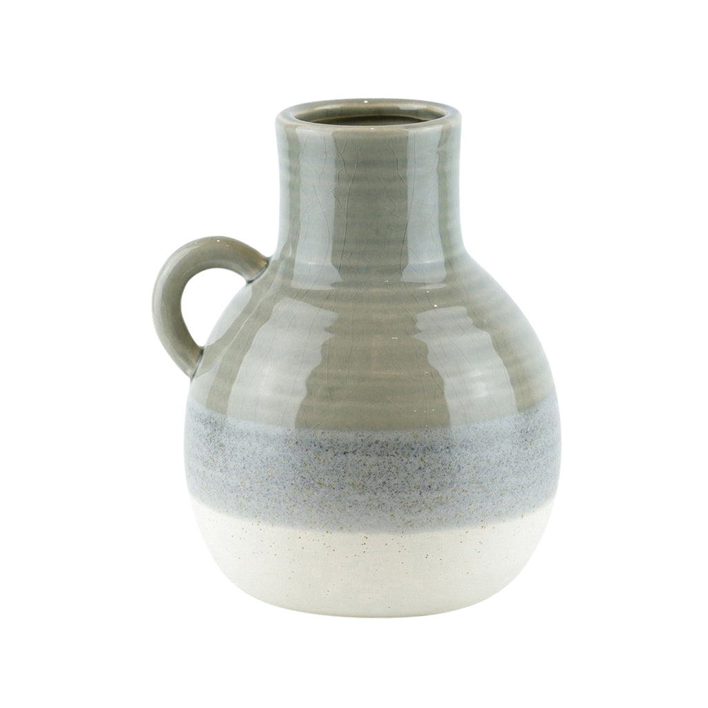 Ceramic 8.5" Jug, Green