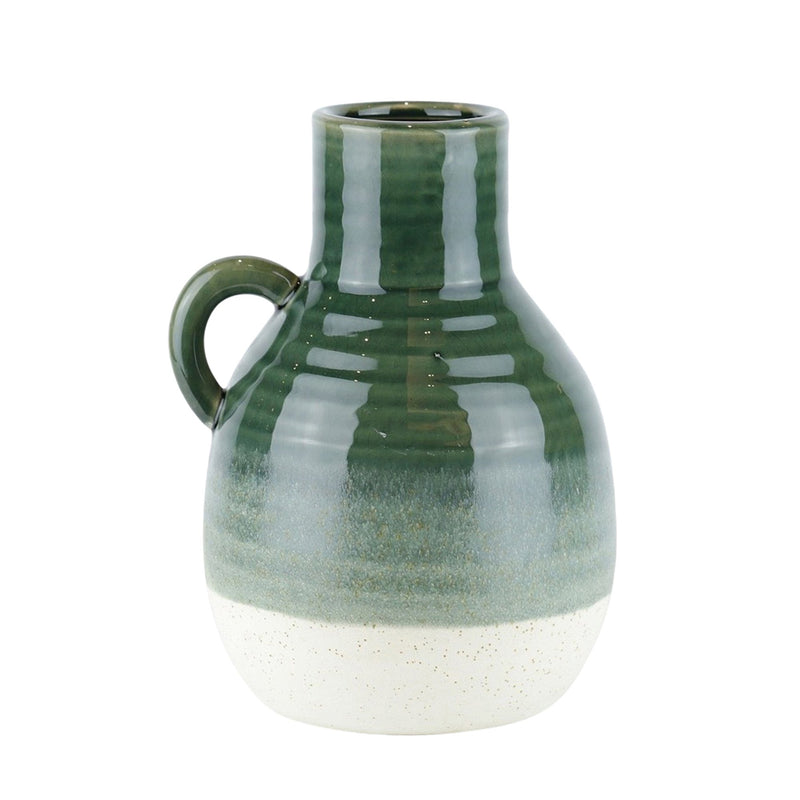 Ceramic 10" Jug, Green