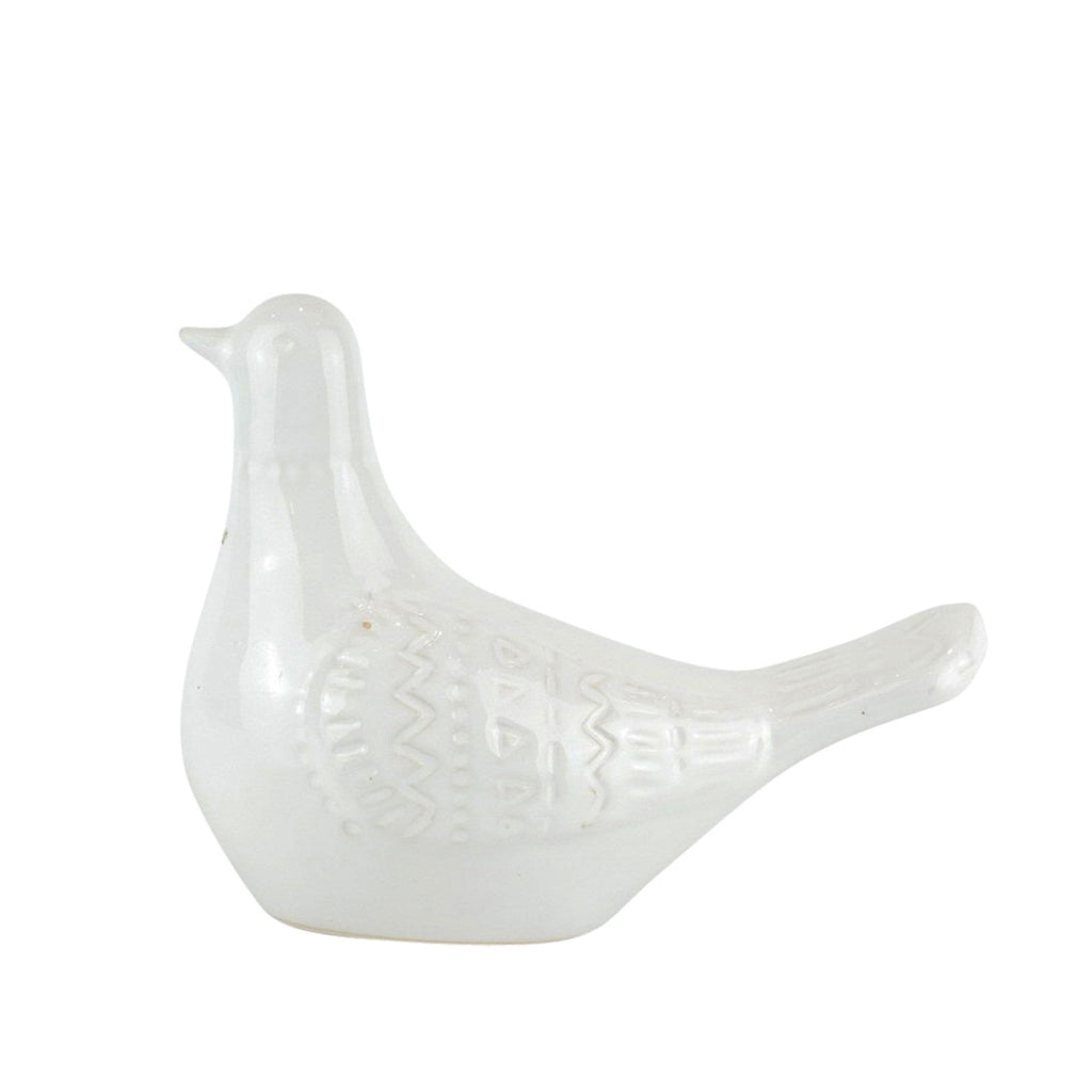 Ceramic Dove Figurine,8.25", White
