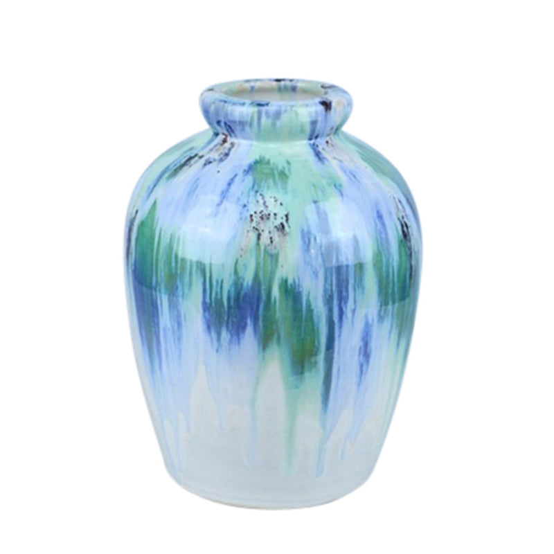 Ceramic Vase, 11.5", Multi