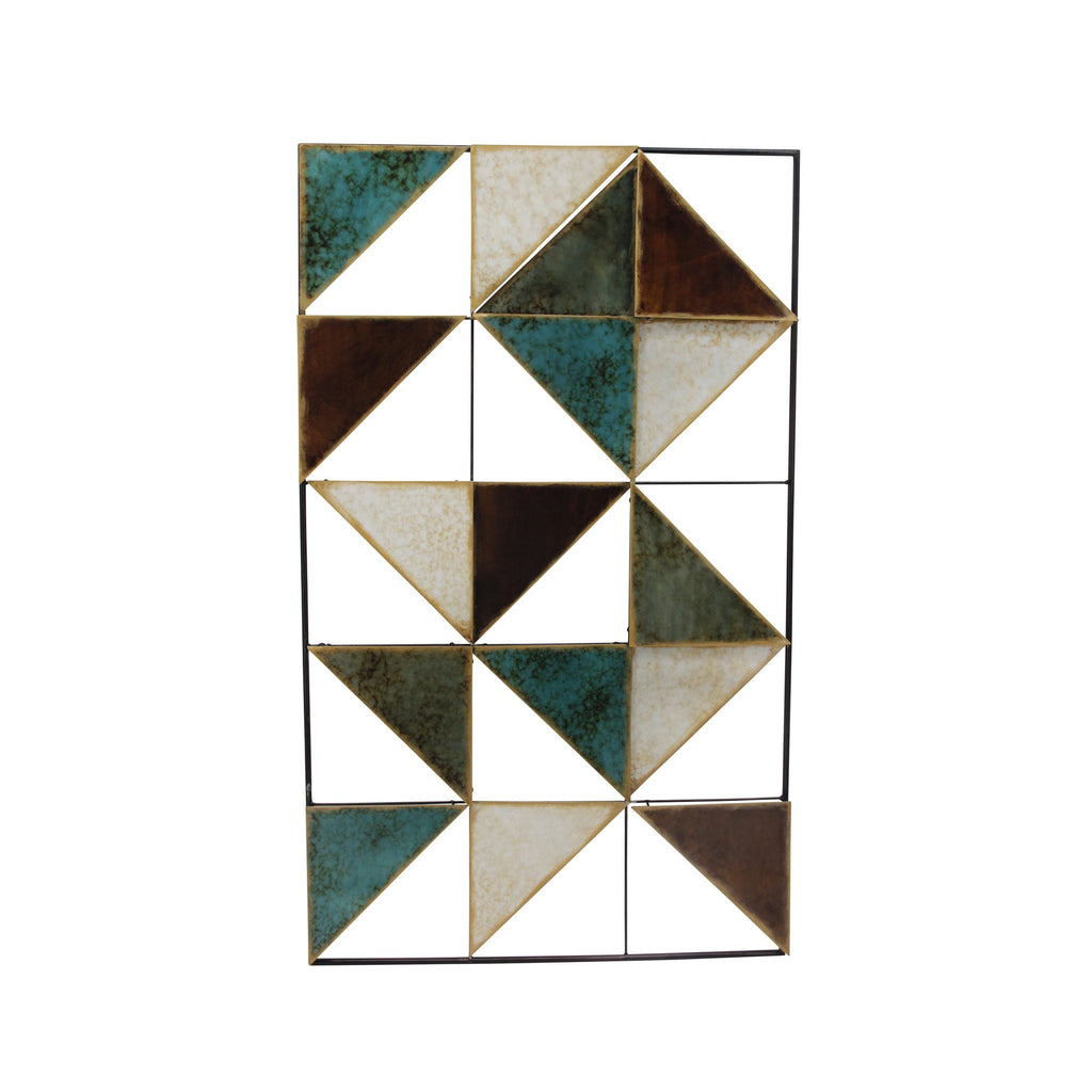 Metal Geometric Wall Decor, Multi Wb