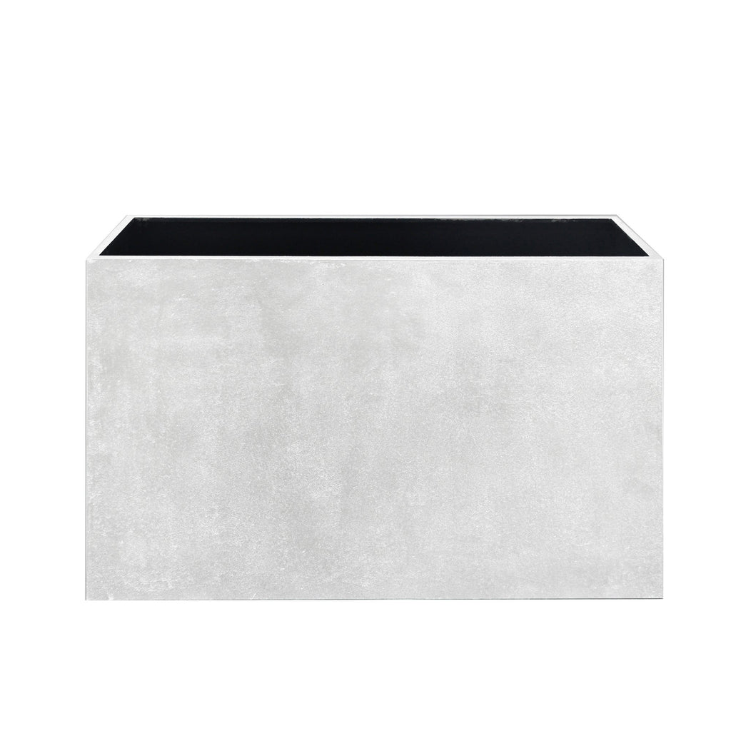 Metal Planter Box - White