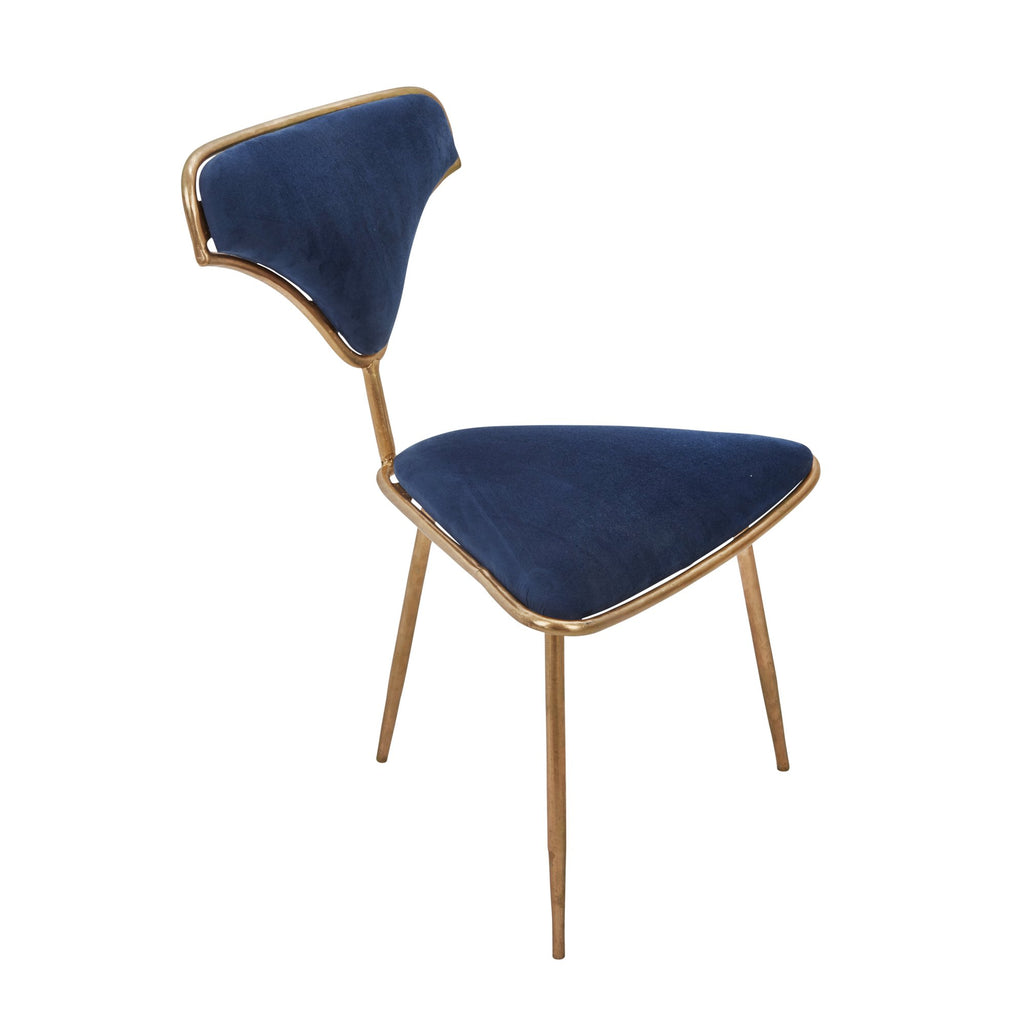 Iron 30" Side Chair,Rose Gold