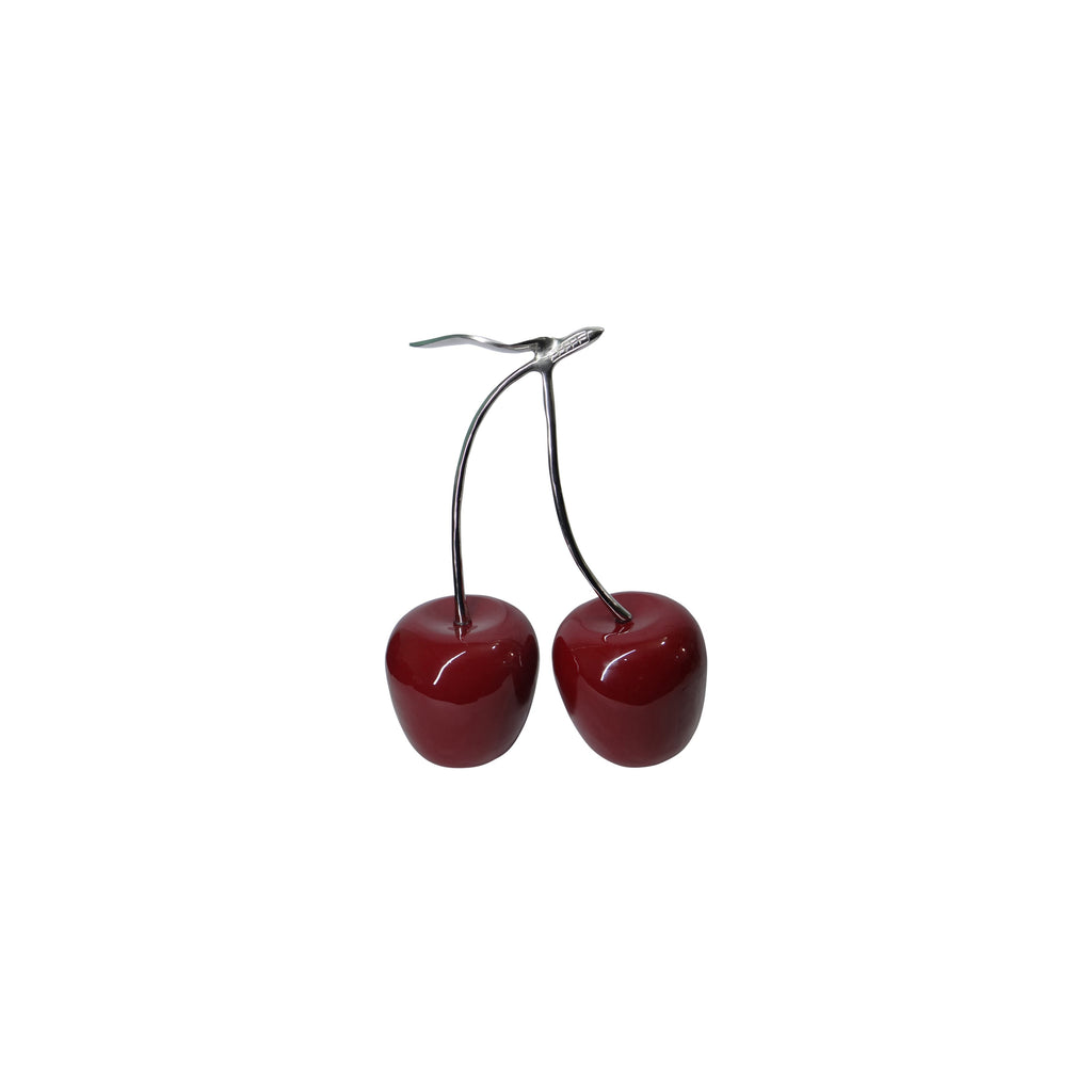 Aluminum 16"Cherry Decoration,Red