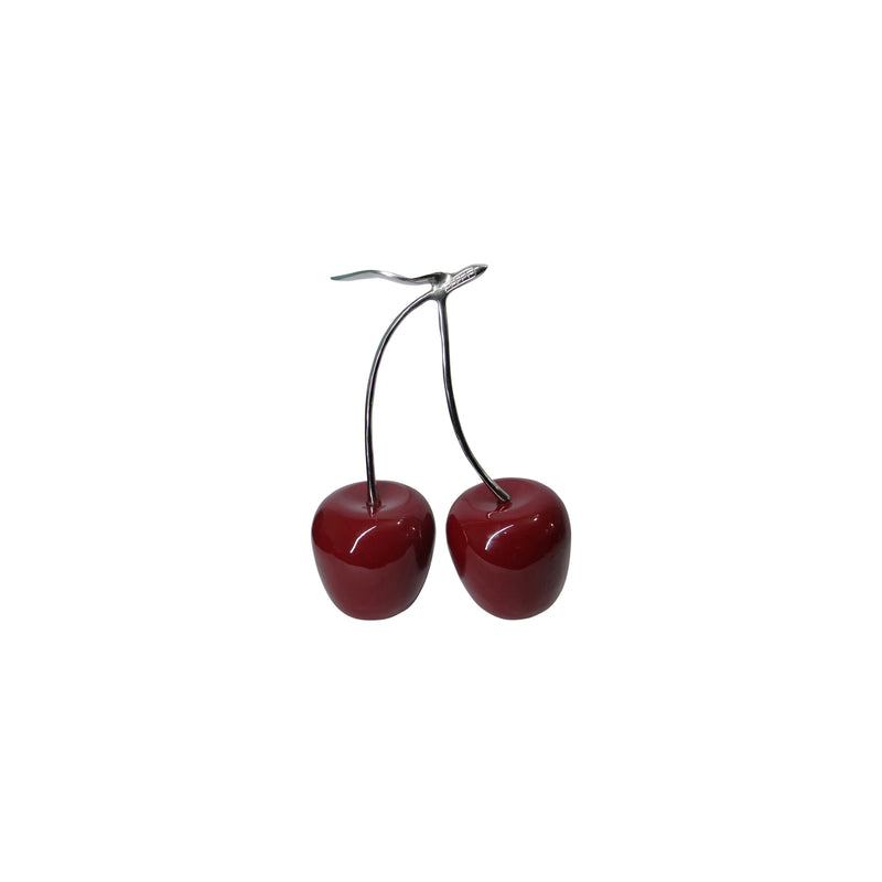 Aluminum 16"Cherry Decoration,Red