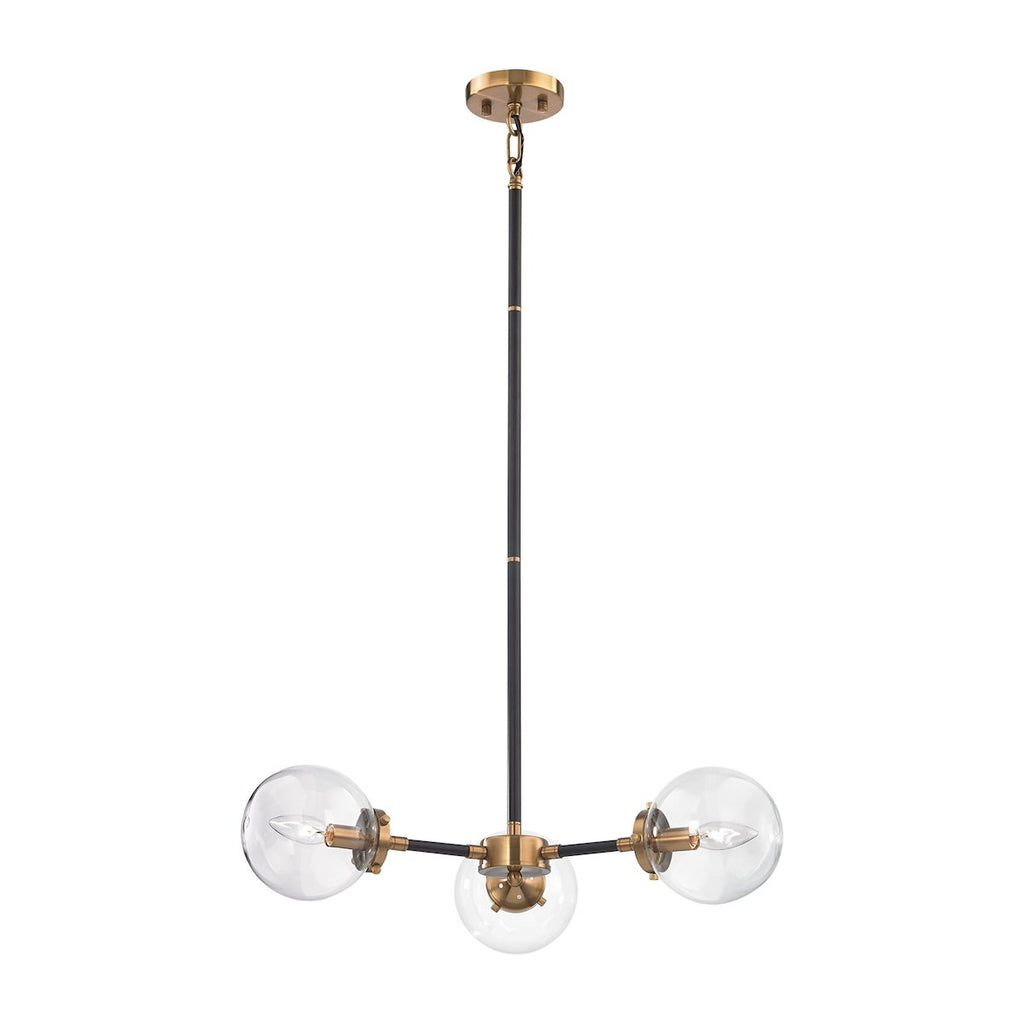 Boudreaux - Chandelier - Antique Gold, Matte Black, Matte Black