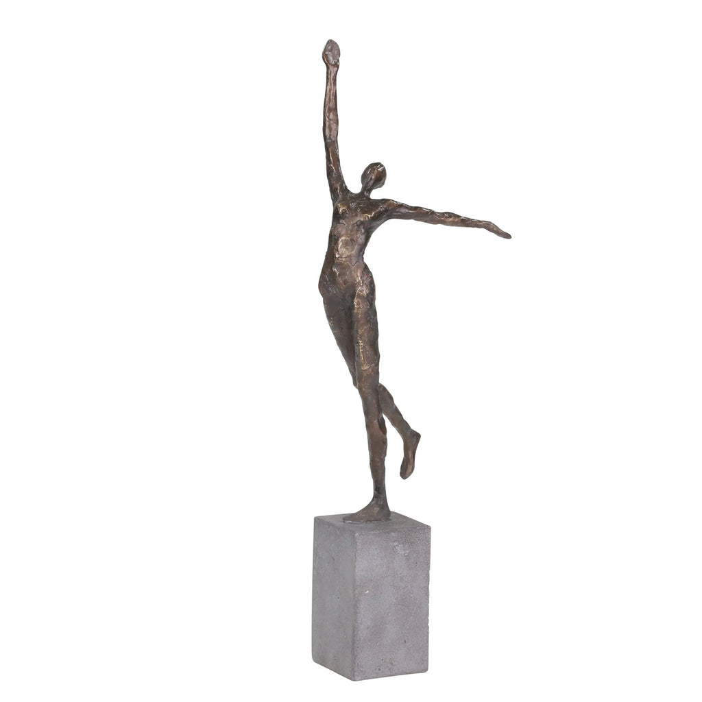Resin 20" Gymnast, Bronze