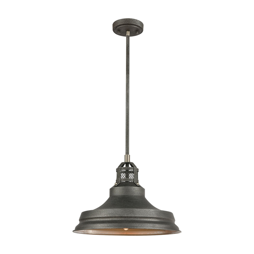 Carbondale - Pendant - Slate Mist, Satin Nickel, Satin Nickel