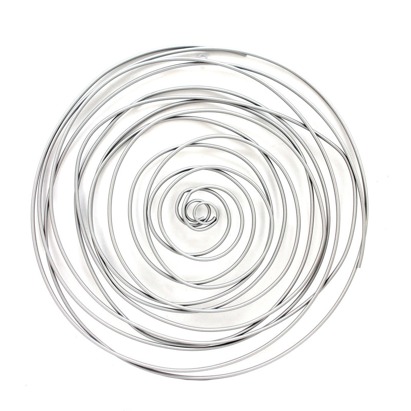 Metal 30" Wall Decor, Silver, Wb