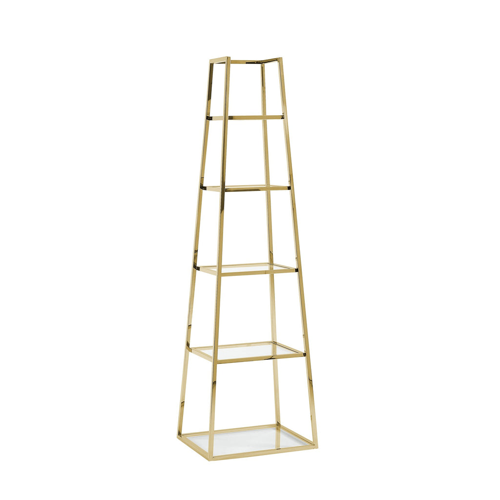 Stainless Steel Display Cabinet, Gold