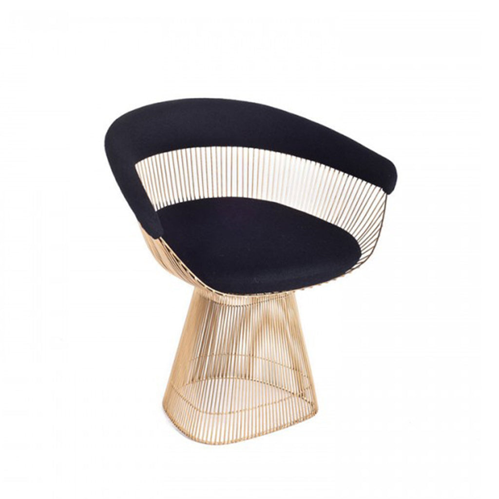 Strand Chair, Black/Gold